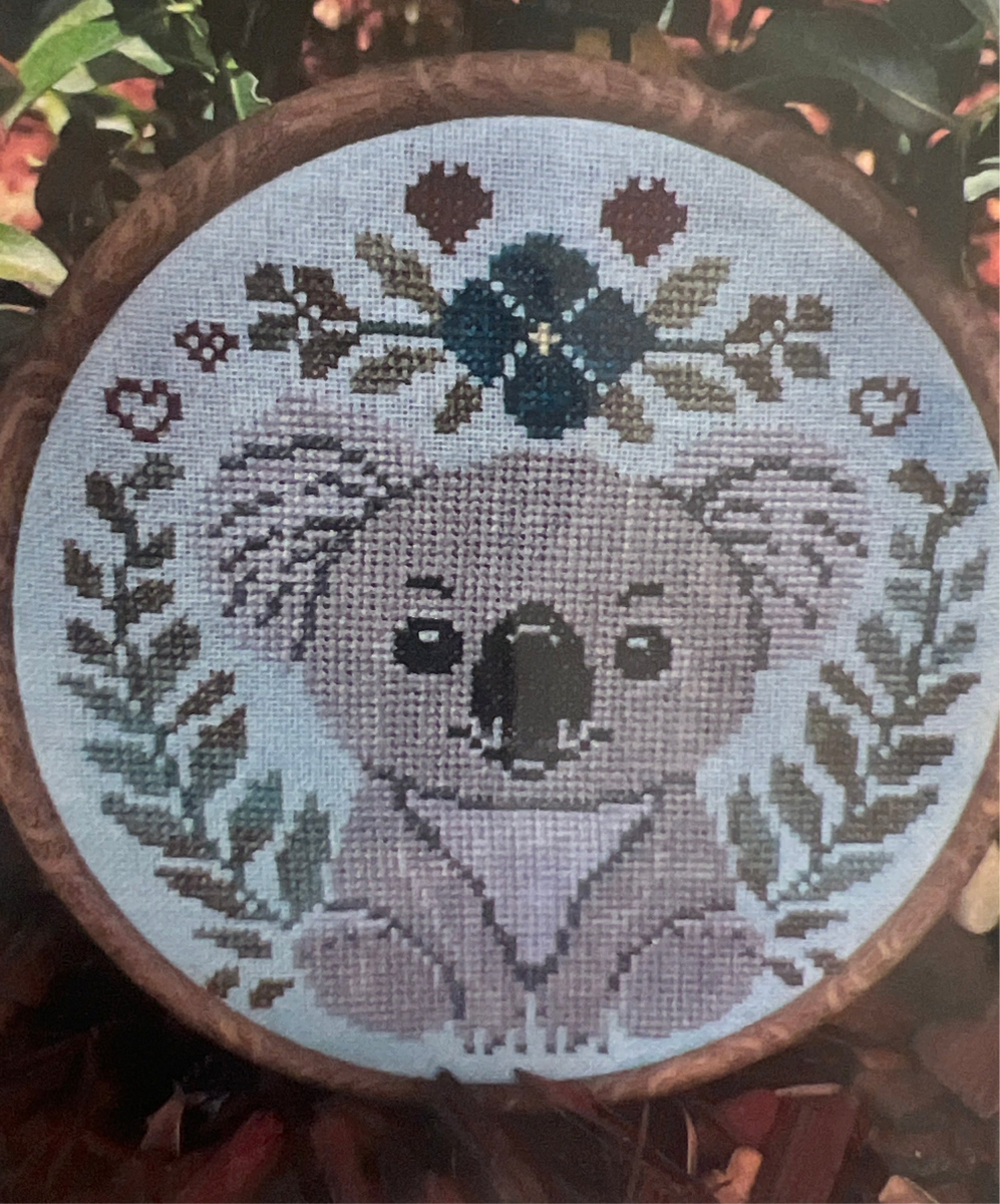 Shindig Koala Cross Stitch Pattern – Poppypointe